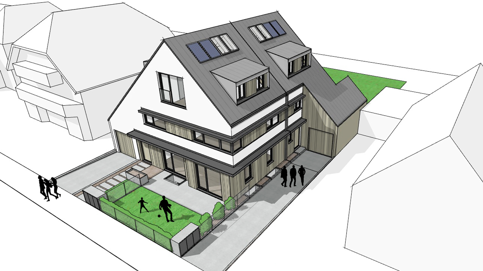 Doppelhaus M&uuml;nchen-Gro&szlig;hadern