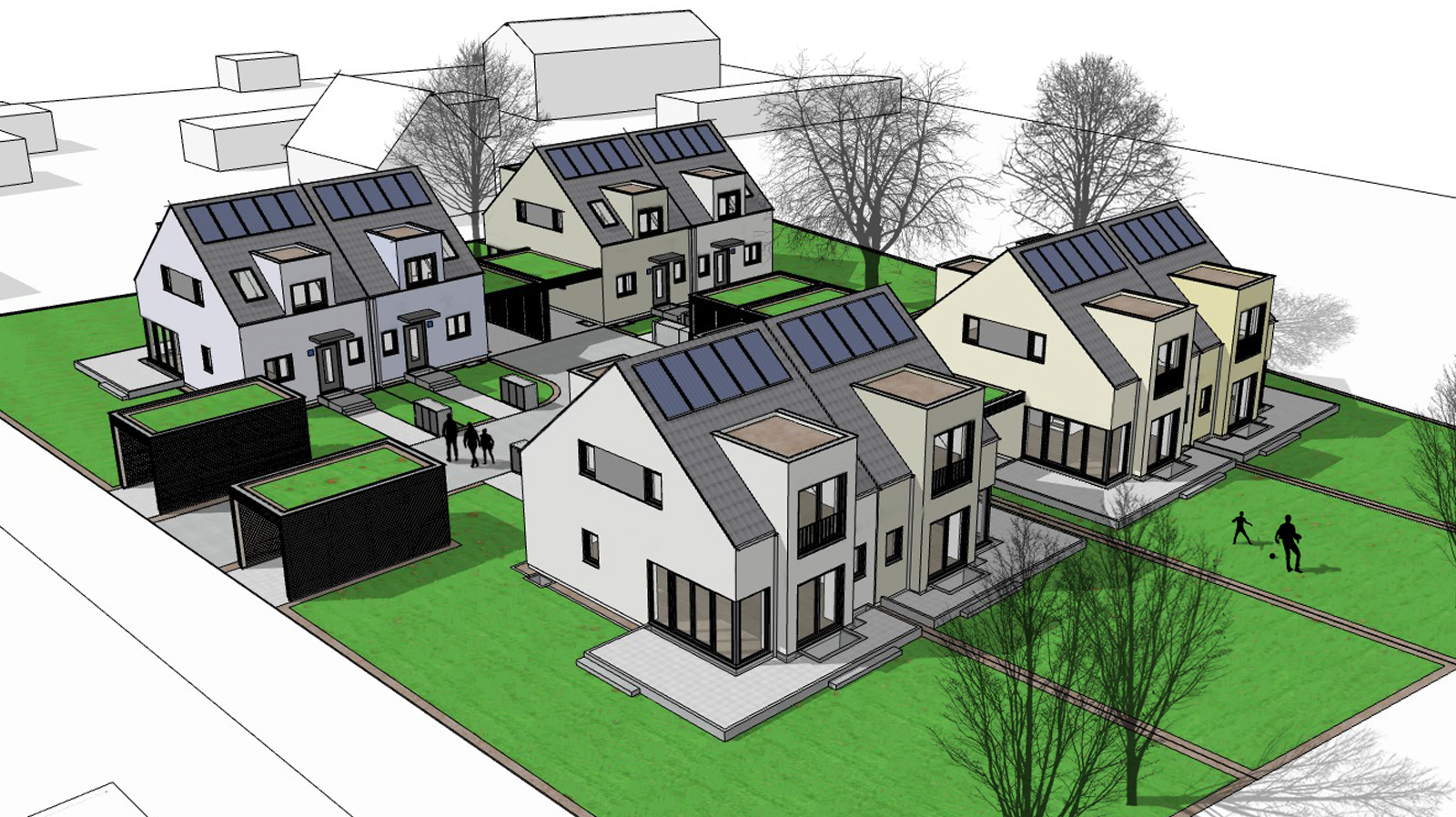 Doppelh&auml;user M&uuml;nchen-Langwied