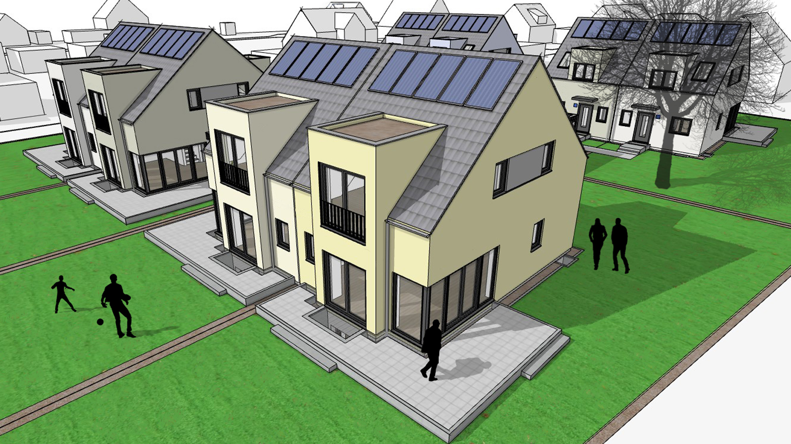 Doppelh&auml;user M&uuml;nchen-Langwied