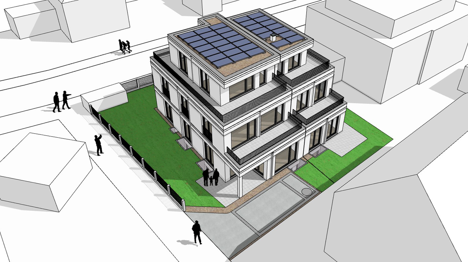 Wohnanlage M&uuml;nchen-Obermenzing