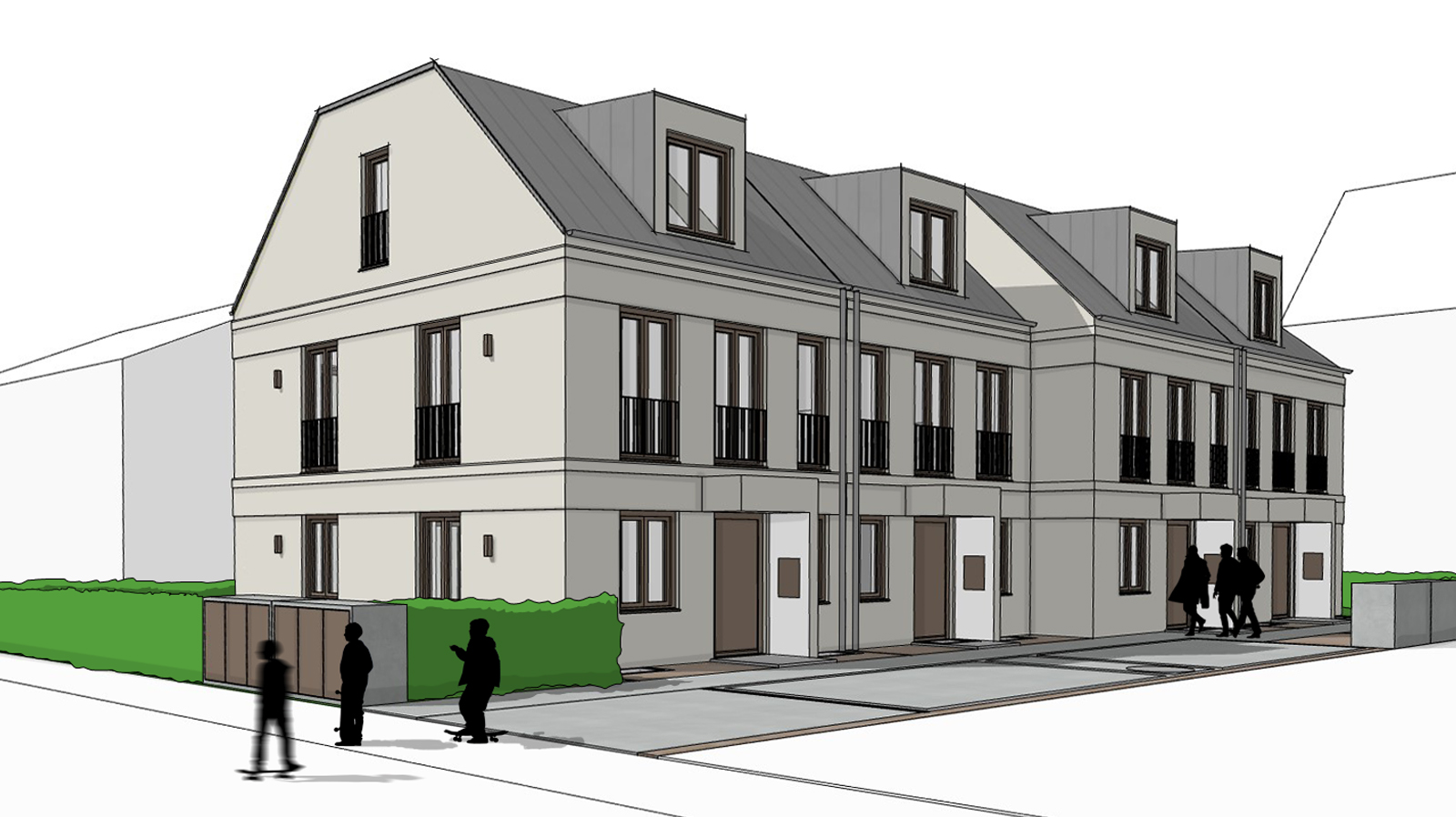 Reihenh&auml;user M&uuml;nchen-Berg am Laim