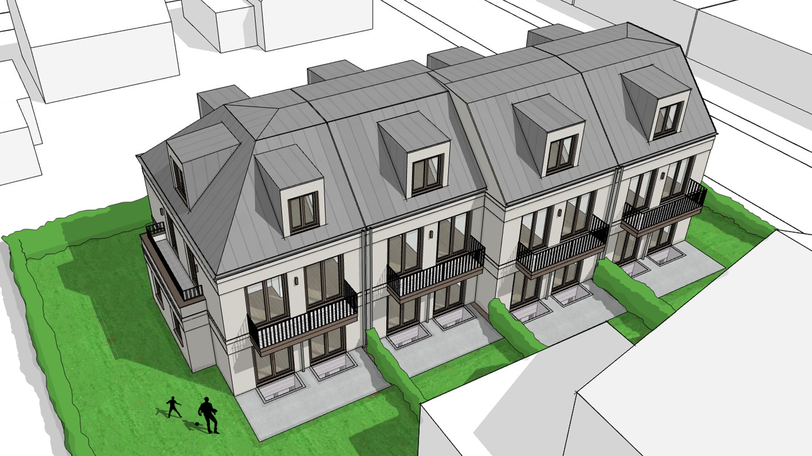 Reihenh&auml;user M&uuml;nchen-Berg am Laim