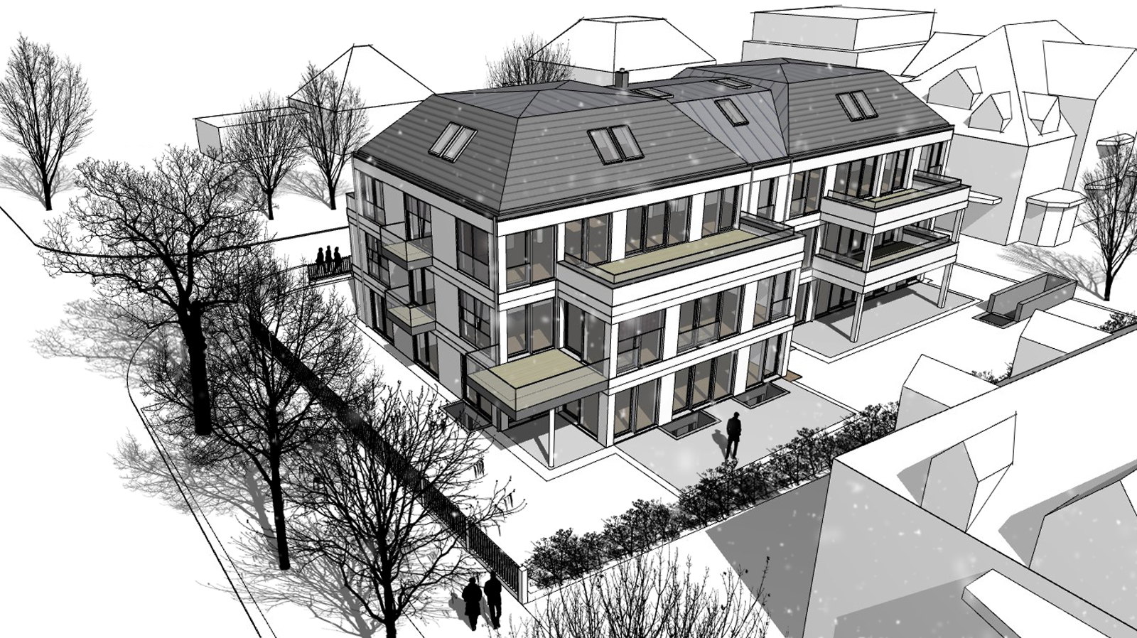 Mehrfamilienhaus M&uuml;nchen-Nymphenburg