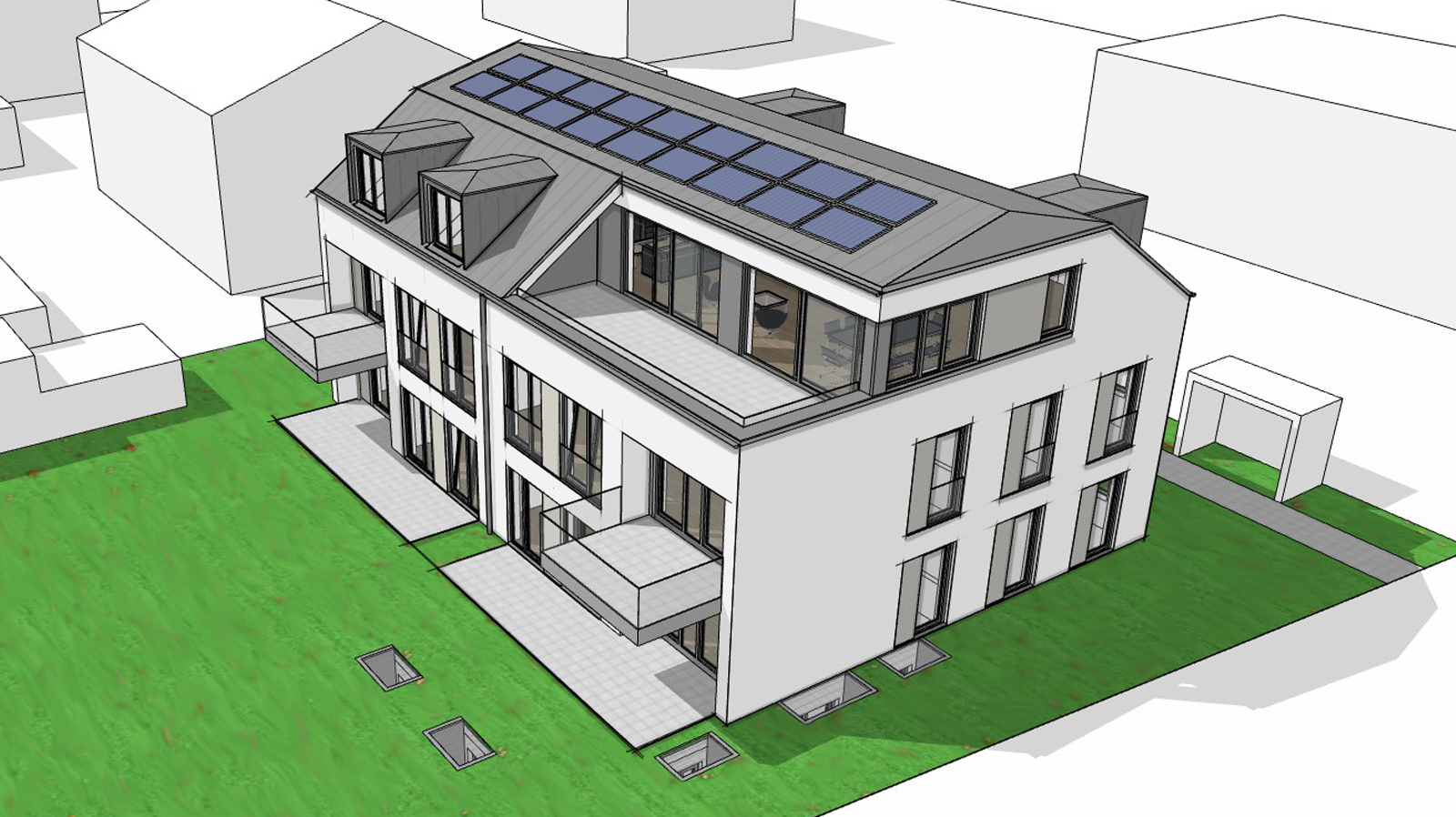 Mehrfamilienhaus M&uuml;nchen-Neuried