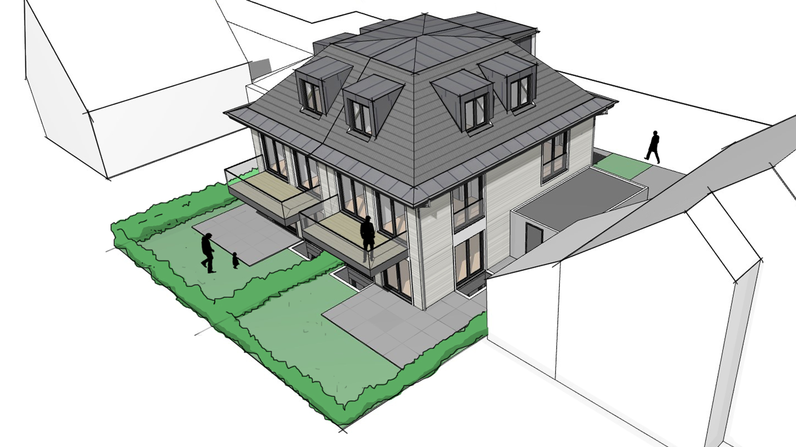 Doppelhaus M&uuml;nchen-Waldtrudering